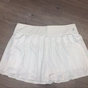 NWOT Prince White xl Tennis skirt w/ built in shorts